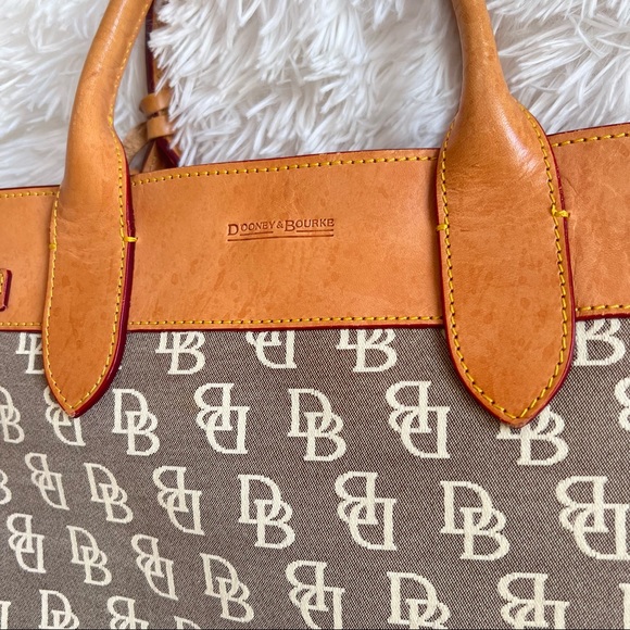 Dooney & Bourke Vintage Leather Monogram Tote - Picture 6 of 16